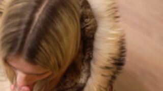 fur hood down jacket 224