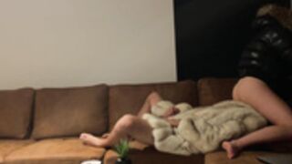 fur hood down jacket 223