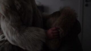 fur hood down jacket 213