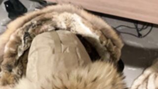 fur hood down jacket 211