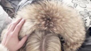 fur hood down jacket 205