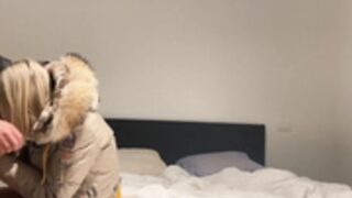 fur hood down jacket 204