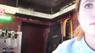 Dirtypub Mary licking and strip