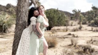 Lena Paul And Ivy Lebelle - Outdoors Tease