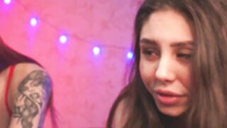 sharkgirl_ duo masturbation through transparent panties