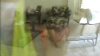 kalee masturbates an fucks worker