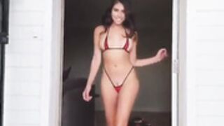 violet summers micro bikini