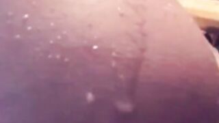 Silver gets cum on her ass