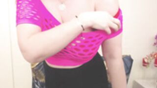 DoreenSexy DoreenLive mesh shirt at end