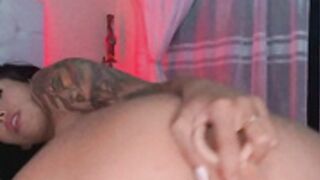 Kattmodel Spanish Dirty Talk Dildo Suck + Fuck (OF)