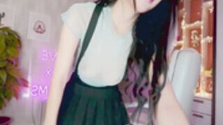 Hi_Teika Dildo BJ And Hard Finger Fuck