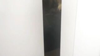 Husband jacks off at door while he watches