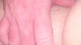 Husband jacks off at door while he watches