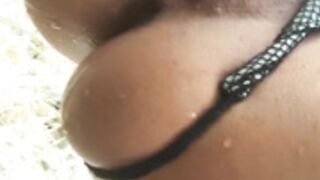 Sexy Latina from Colombia misbehaves in public