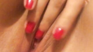 Colombiana tocándose