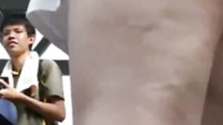 Jap cosplay mini skirt slut upskirted