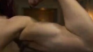 wants u to cum for her muscles