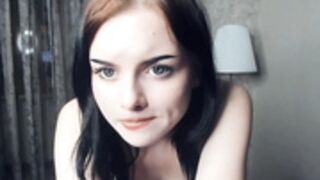 Cute_Caprice oils up her huge gorgeos tits.