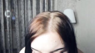 Cute_Caprice oils up her huge gorgeos tits.