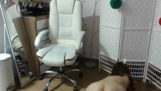 Korean BJ strip teasing
