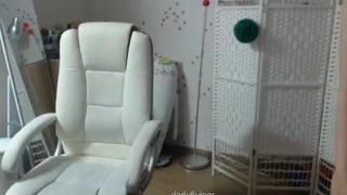 Korean BJ strip teasing