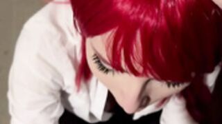 sorabunny makima cosplay bj