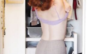 yourlittleredhead aka levicoralynn Getting Dressed