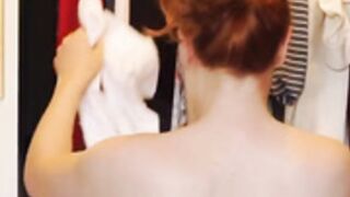 yourlittleredhead aka levicoralynn Getting Dressed