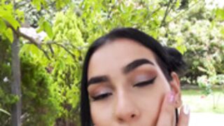 Ammy Tayllor - Sinpeca2 Stripping Pink Lingerie Outdoor