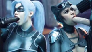 Catwoman blowjob