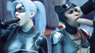 Catwoman blowjob