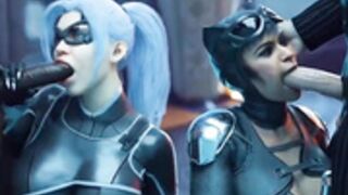 Catwoman blowjob