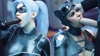 Catwoman blowjob