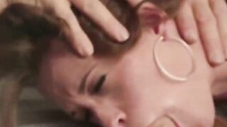 Dad has fun with sexy little daughter