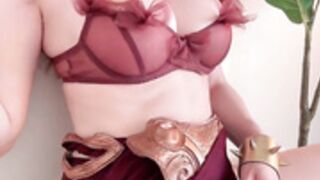 Amouranth Nude Pussy Vibrator Slave Leia PPV Onlyfans