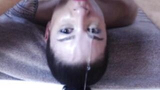 Monaher Deepthroat and Cum in mouth