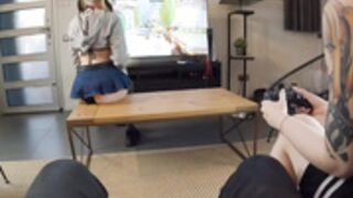 Hidori Rose: Gamer Girls Threesome x Enafox