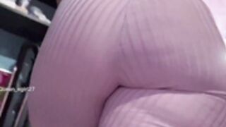 QueenEgirl27 trying on many qym panties