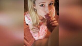 bellabayby schoolgirl teasing blowjob