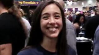 Cute girl with big bicep peak