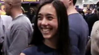 Cute girl with big bicep peak