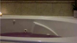 Posie topless in bath