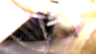 Cougar playing with cock