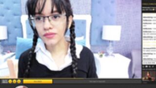 EmiliaJOHNS latina (Wednesday lookalike)