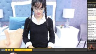 EmiliaJOHNS latina (Wednesday lookalike)