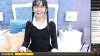 EmiliaJOHNS latina (Wednesday lookalike)