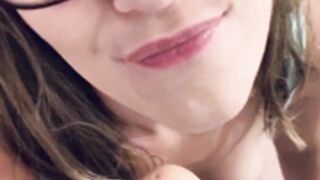 Amber Hahn Sloppy Top Dildo JOI