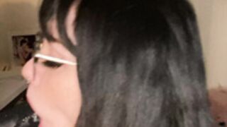 hexmami Sloppy Dildo Blowjob