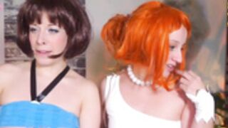 Juicyandthepussyblvd lesbian cosplay Yabba Dabba Doo