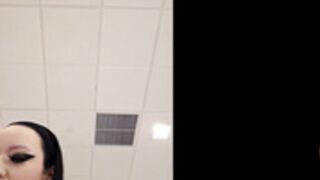 EVILYN upskirt view in store (no sound)